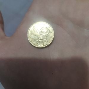 Carta RARA 50 EURO CENT F