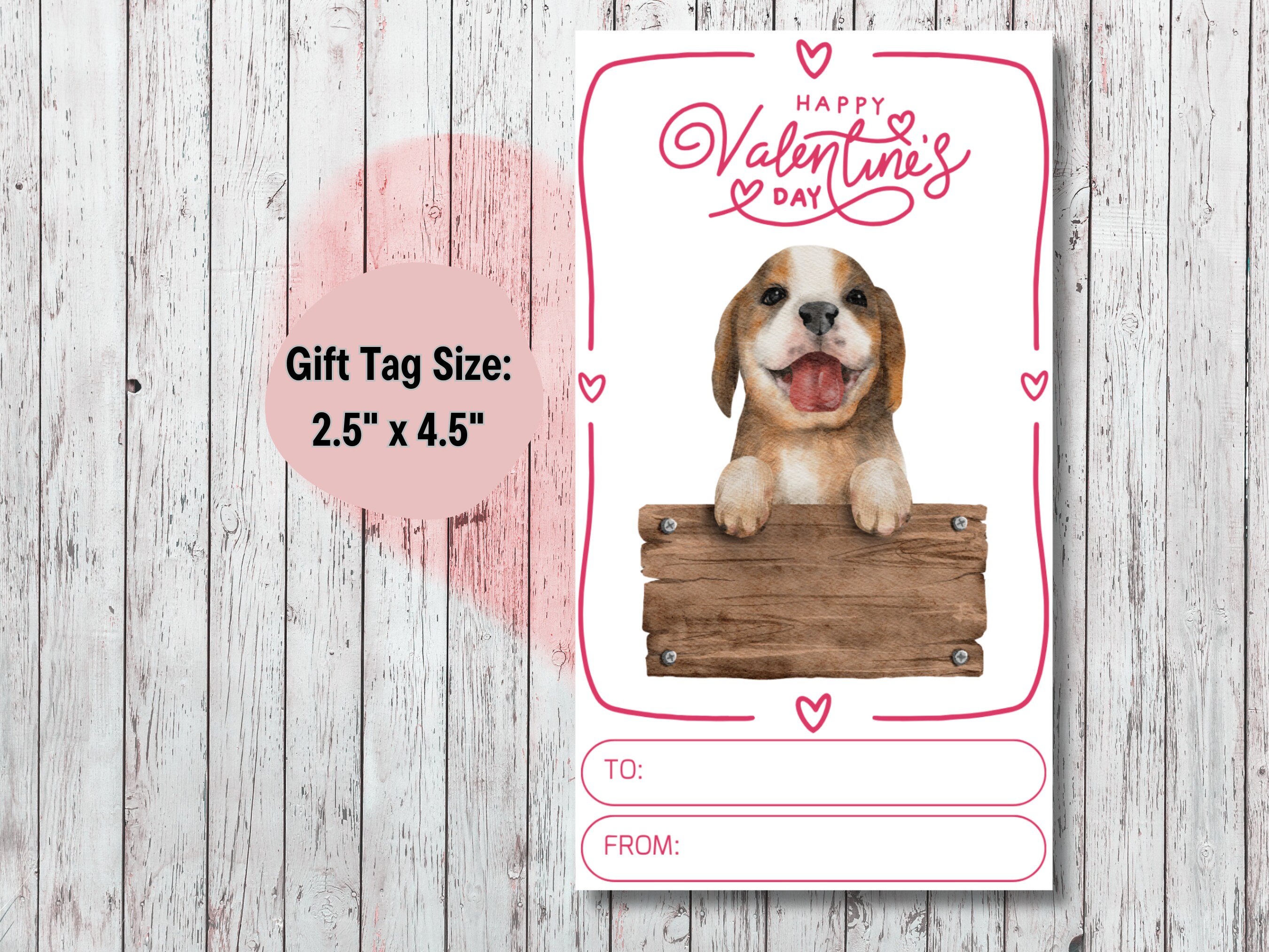 Printable Dog Valentine