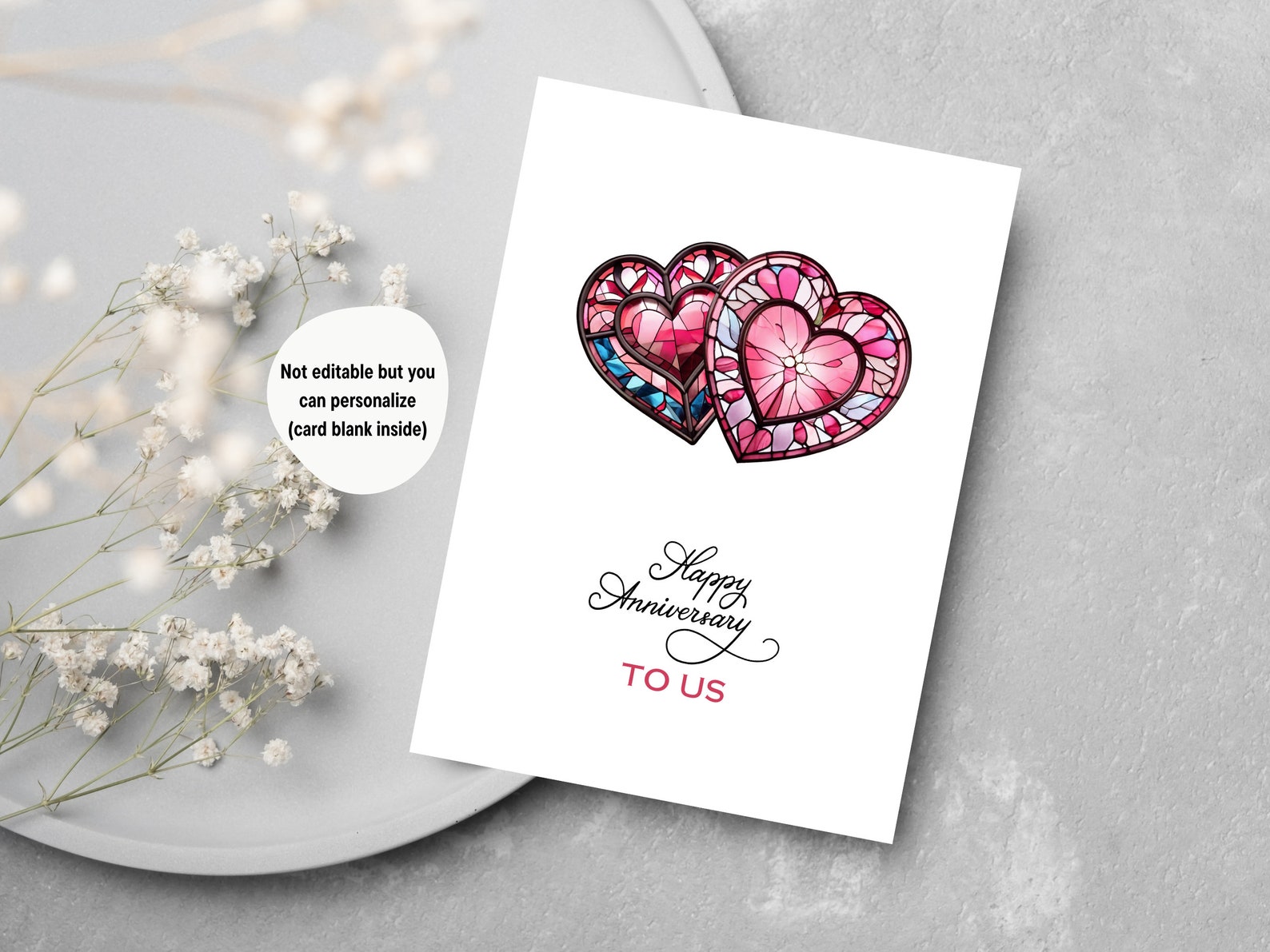 Happy Anniversary Printable Card Happy Anniversary to Us Couple Gift ...