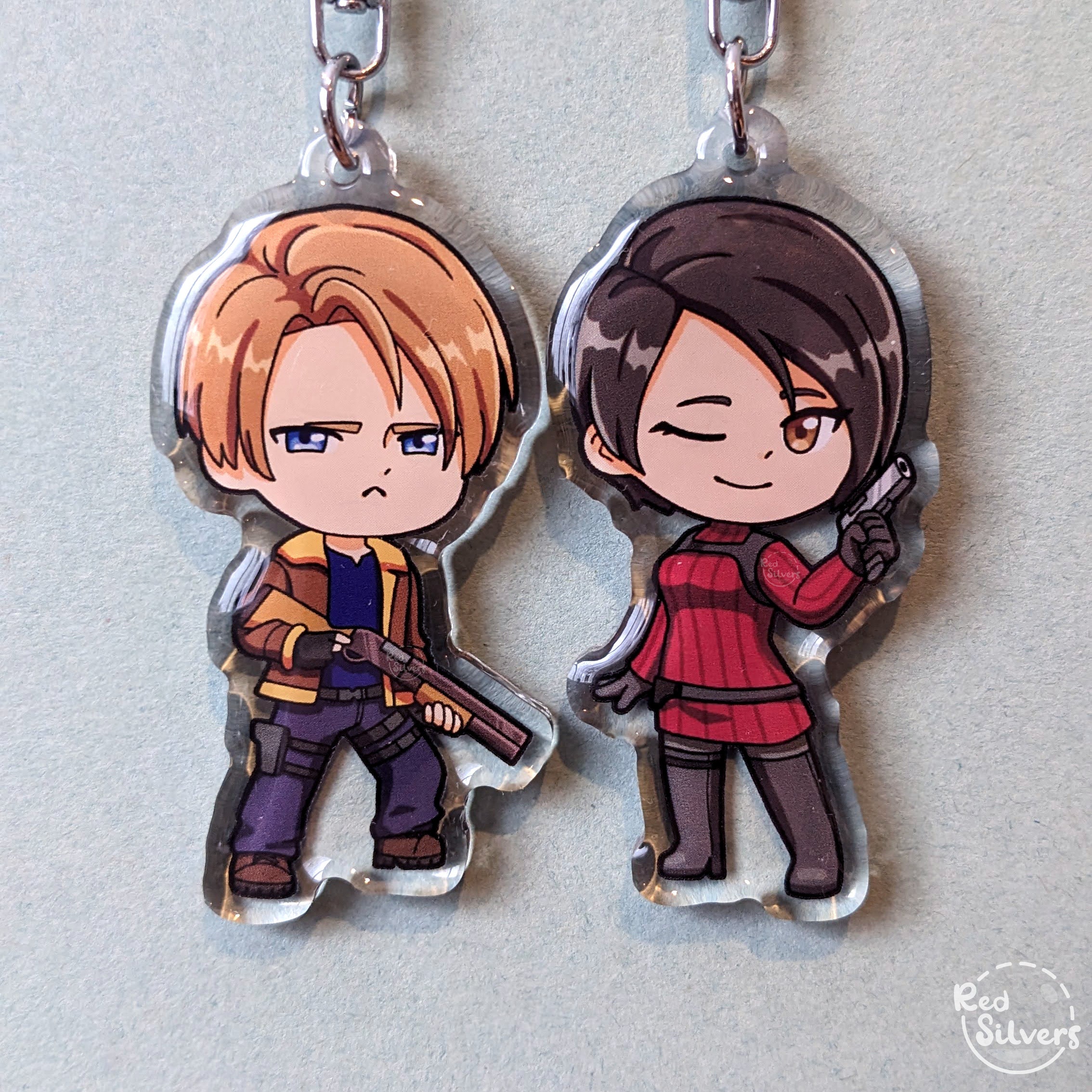 RE4R Epoxy Acrylic Keychains Etsy
