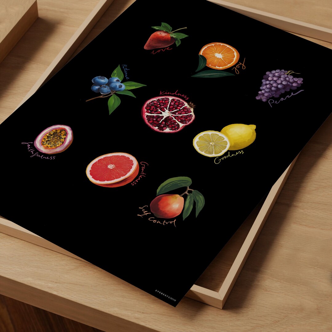 Christian Wall Art | Fruits of the Spirit | Digital Download Printable ...