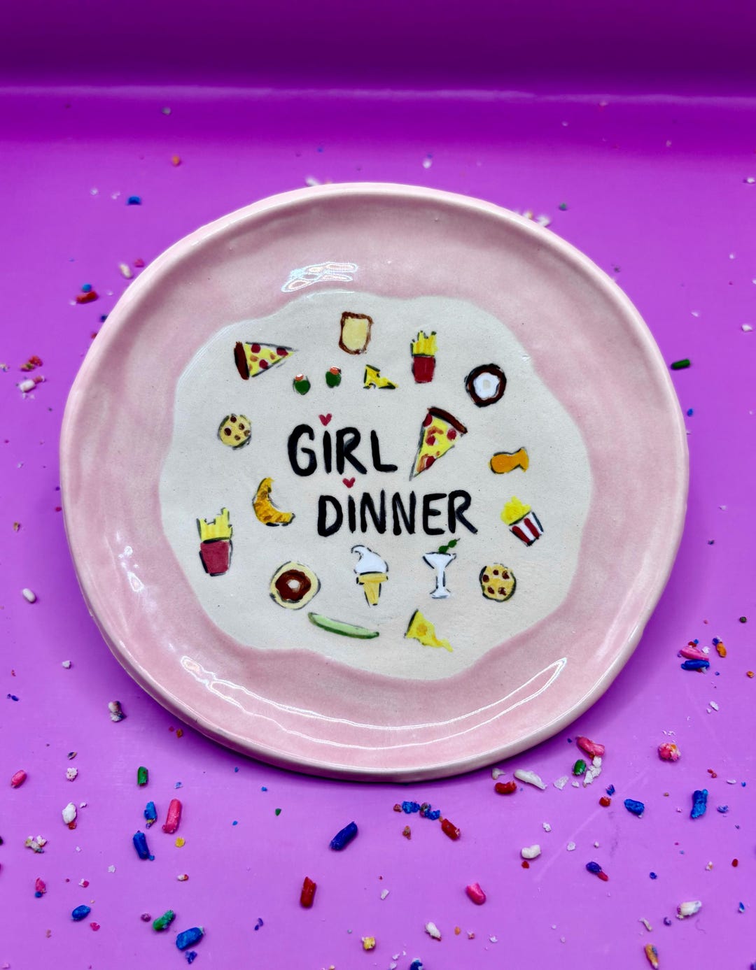 handmade-girl-dinner-ceramic-plate-cute-foodie-decor-etsy