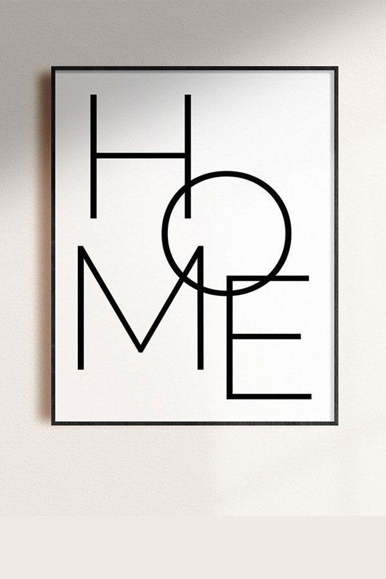 Home Style Wall Art Printable Digital Print for Wall Decor Etsy