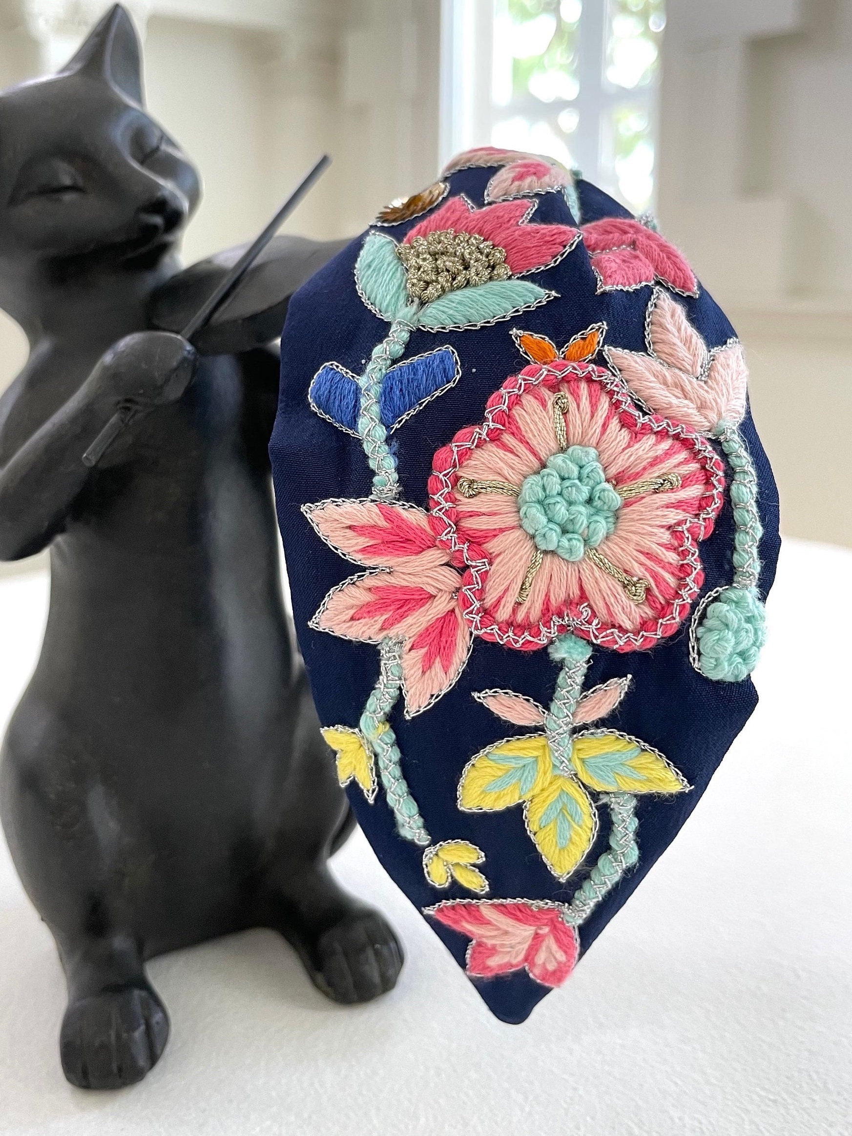 Unique Pretty Gorgeous Hand-sewn Embellished Beaded 