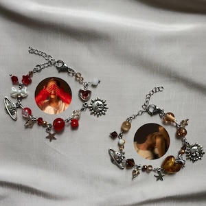 ariana grande eternal sunshine inspired cluster bracelets | two versions