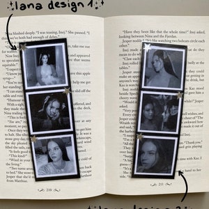 customizable laminated singers bookmark with star stickers / gracie abrams, phoebe bridgers, lana del rey, conan gray image 4