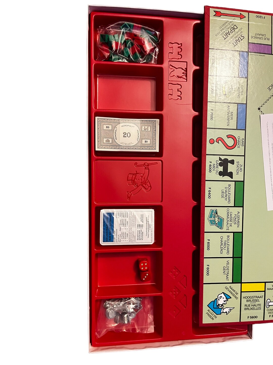 Vintage Monopoly Board Game in French Complete Sealed Pieces Etsy
