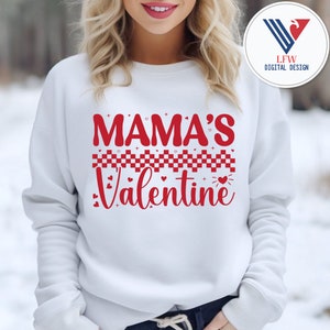 Mamá San Valentín SVG, Una Mamá Amada Svg, Mami Día de San Valentín Svg, Cita de San Valentín Svg, Día de San Valentín Svg, Amor Corazón Svg, San Valentín Svg