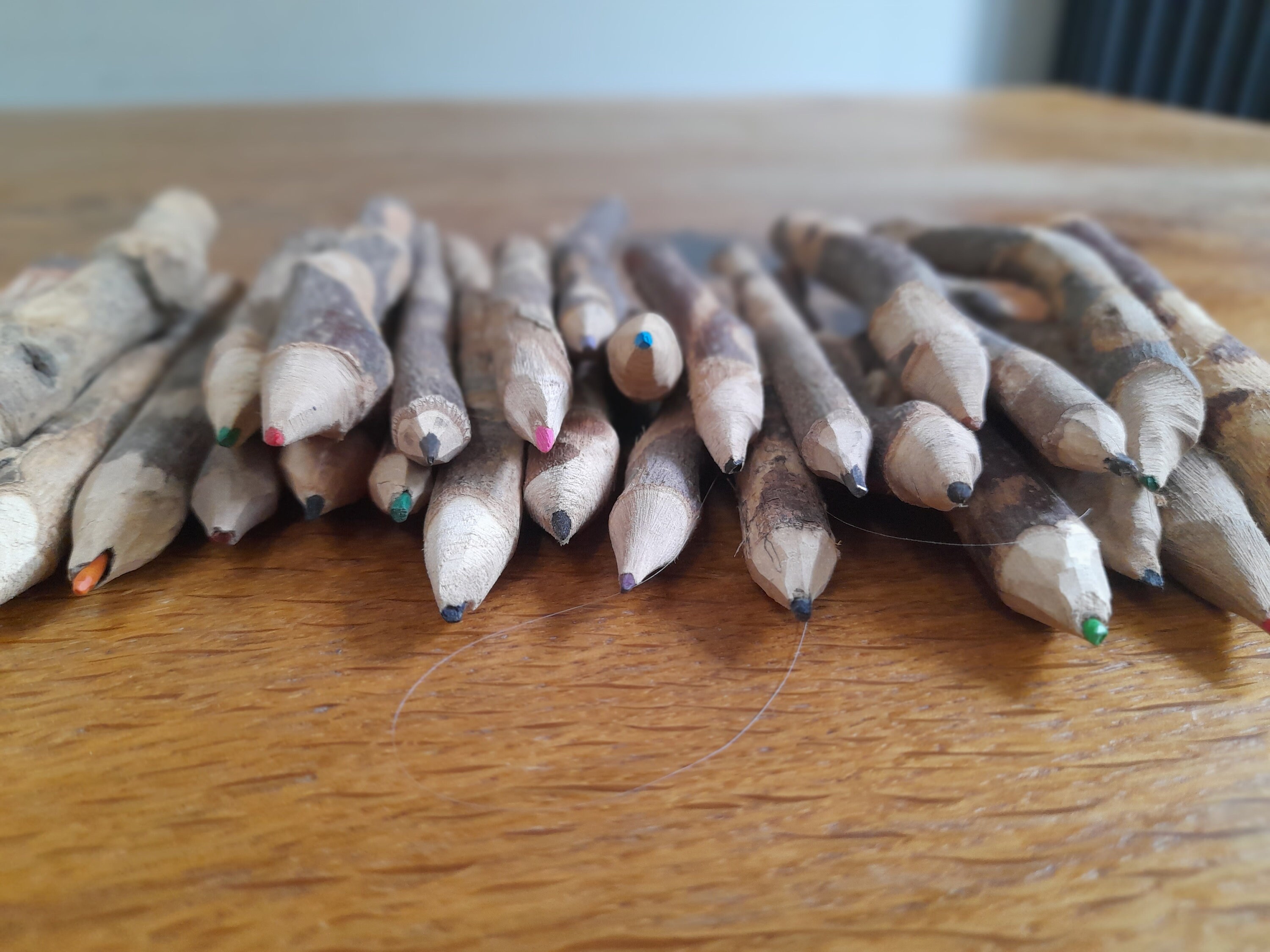 Handmade Twig Pencils Arts & Crafts Wooden Stationery Etsy