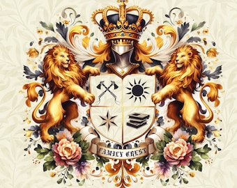 Personalized family crests,custom logo design | family crest,Jpg,Png