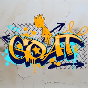 Custom Graffiti Name, Customized Graffiti, Street Art Style Name, sticker graffiti, for print on demand, Personalized gift png