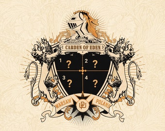 family crest coat of arms | custom logo design | family crest