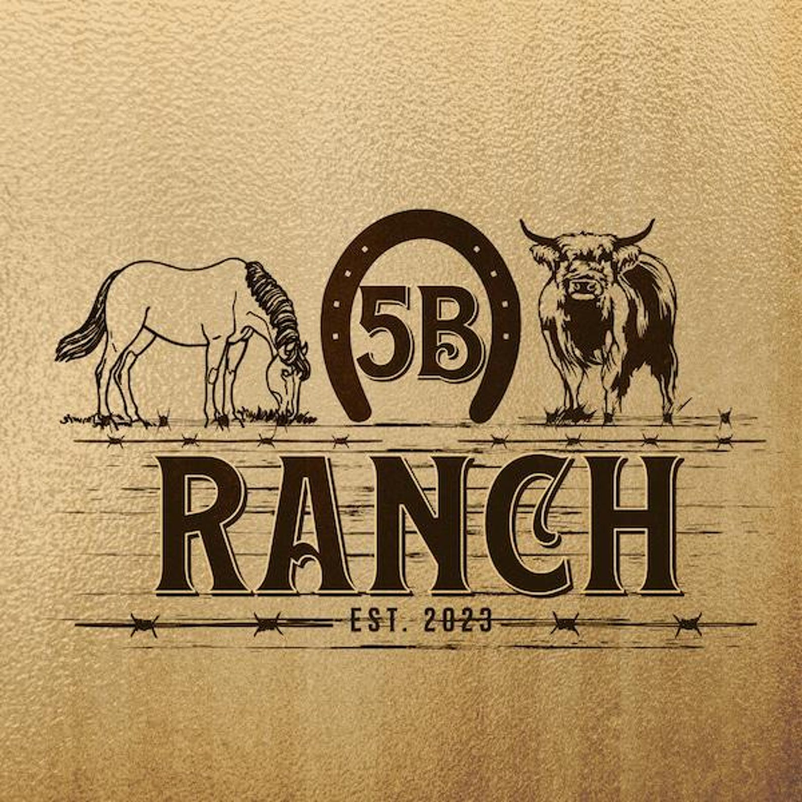Custom Ranch Logo Design Suite, Western Brand Identity - Etsy