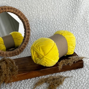 baby yellow velvet yarn yarn knitting haberdashery bobbin creation wool accessory button ribbons needle macramé amigurumi leisure cotton crochet image 1