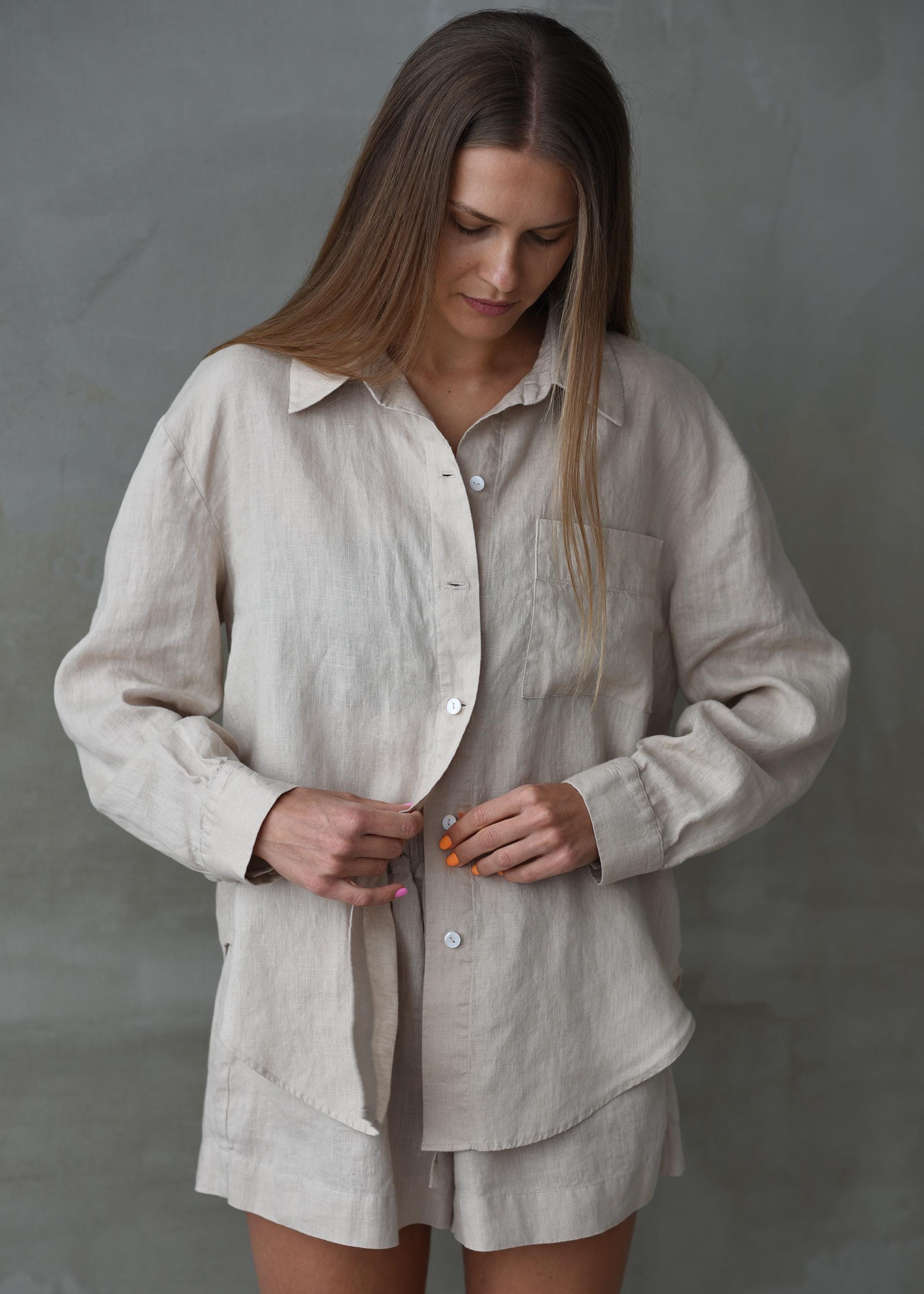 COTTON AND LINEN T-SHIRT WITH TEXT - Ocher | ZARA United States