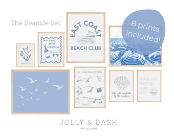 Coastal Prints, Coastal Granddaughter, Coastal Cowgirl Wall Art, East Coast Print, Blue Prints, Preppy Wall Art, Costal Prints, Beach Prints