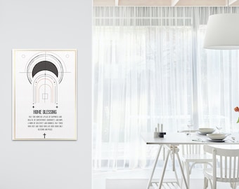 Arte mural digital Home Blessings