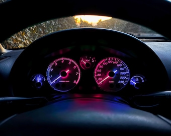 Farbverlauf-LED-Umrüstsatz für Instrumententafel – Für Mazda MX-5 NA/NB – Plug & Play – Kostenloser Versand