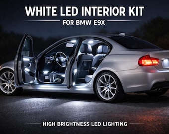 BMW E9X Innenraum-LED-Umrüstsatz Weiß inklusive Werkzeug – Plug & Play – Versandkostenfrei