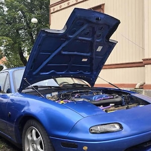 Mazda Miata MX NA/NB – Hood Struts Conversion Kit – Plug & Play