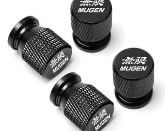 Mugen-Reifenventilkappen für Honda (4er-Set) – Versandkostenfrei