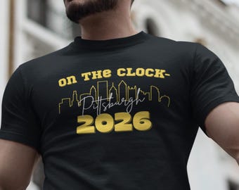 Auf der Uhr T-Shirt | Pittsburgh Draft Wochenende 2026