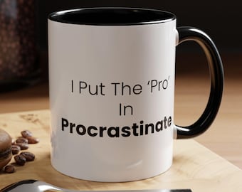 Taza "Procrastinate Pro" / Taza de café con humor de oficina