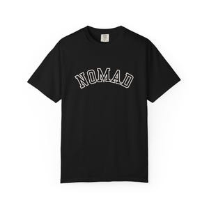 NOMAD Graphic Tee | Minimalist Wanderlust Adventure Shirt image 2
