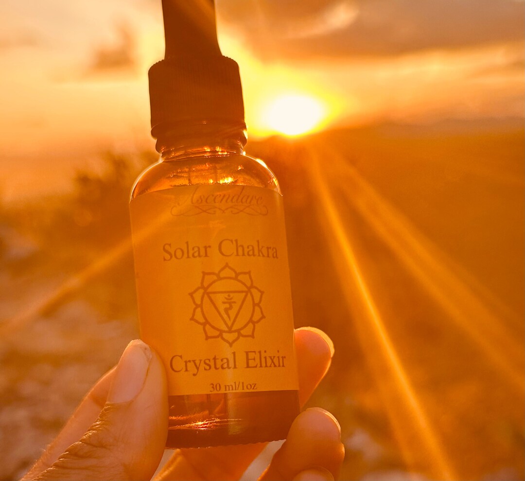 Solar Plexus Chakra Crystal Elixir - Etsy