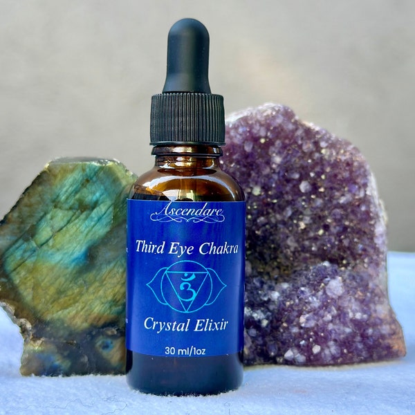 Third Eye Chakra Crystal Elixir