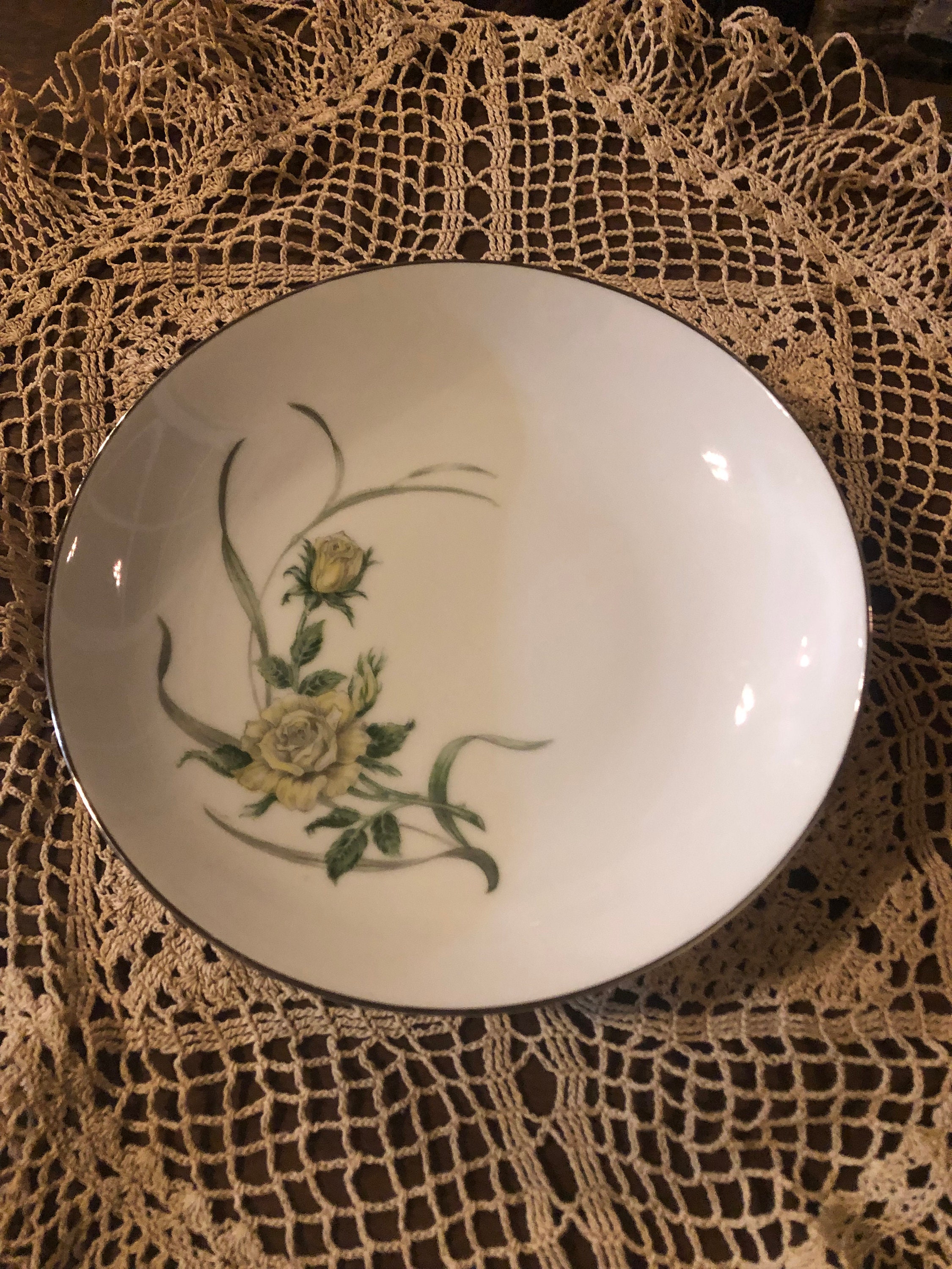 HARMONY HOUSE オーバルプレート 花柄 Harmony House Japan - Etsy