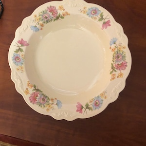 1930’s Homer Laughlin Virgina Rose Soup Salad Bowls