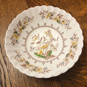 1963 J&G Meakin England Braemar set of four cereal soup bowls