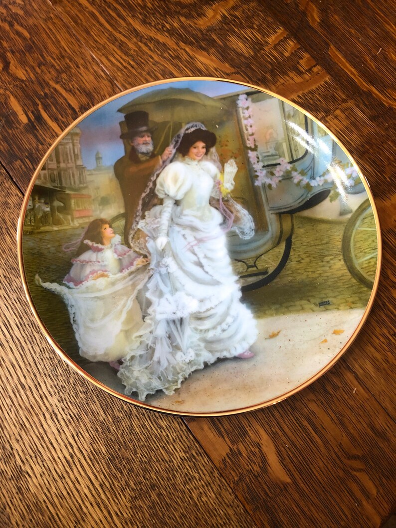 Victorian Bride Scene Entitled JAQUELINE 2nd in Series Portraits of