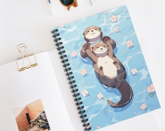 Care for Jeder Otter Spiralnotizbuch - Liniert