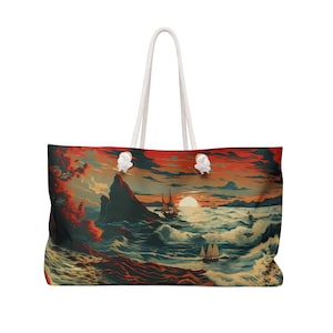 Sailboats at Sunset Weekender Bag