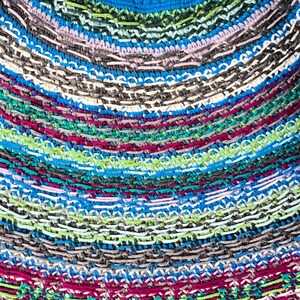 CROCHET PATTERN + VIDEO / Spectrum Stitch Crochet Swoncho – Stranded ...