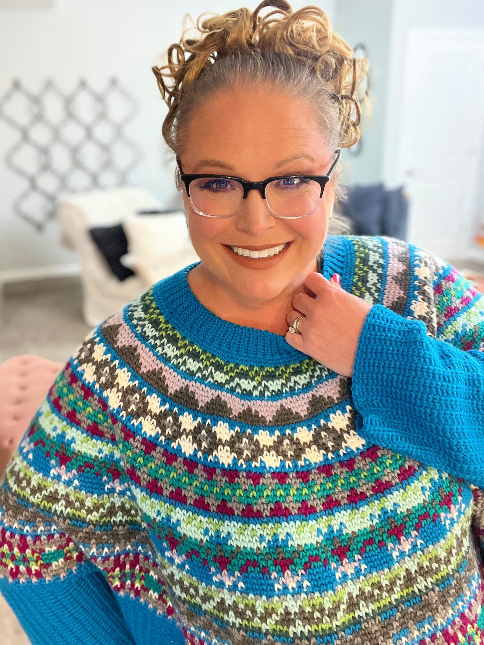 CROCHET PATTERN + VIDEO / Spectrum Stitch Crochet Swoncho – Stranded ...