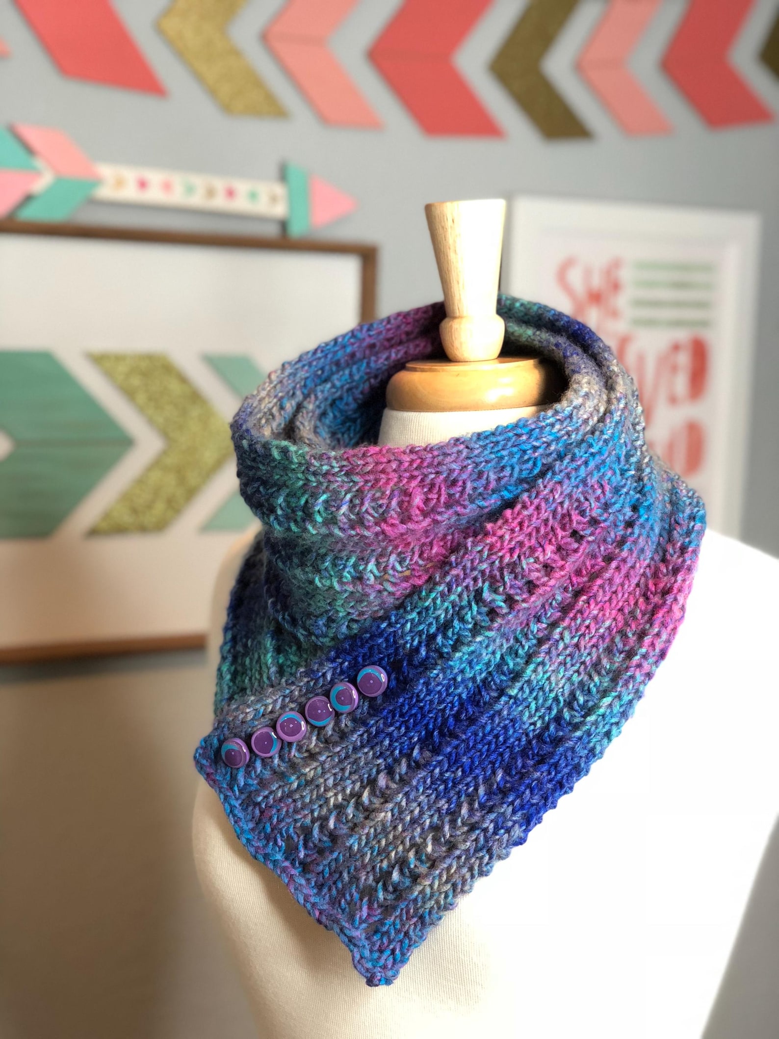 KNITTING PATTERN | Super Simple Rib & Lace Knit Cowl Pattern | Beginner ...