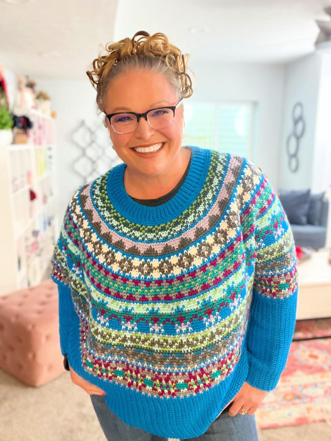 CROCHET Swoncho PATTERN / Spectrum Stitch Crochet Swoncho – Stranded ...