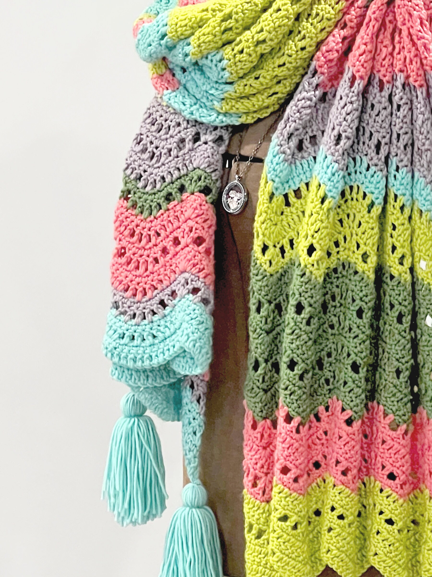 Crochet Scarf Pattern Beaded Scarf Beaded Scarf Pattern Beaded Knitting  Patterns Bead Stitch Unisex Scarf, image size:1800x2400