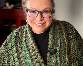 KNITTING CARDIGAN PATTERN / Size-Inclusive 'Know Your Worth' Knit Cocoon Cardigan /Easy to Follow / Beginner Friendly / pdf + video tutorial