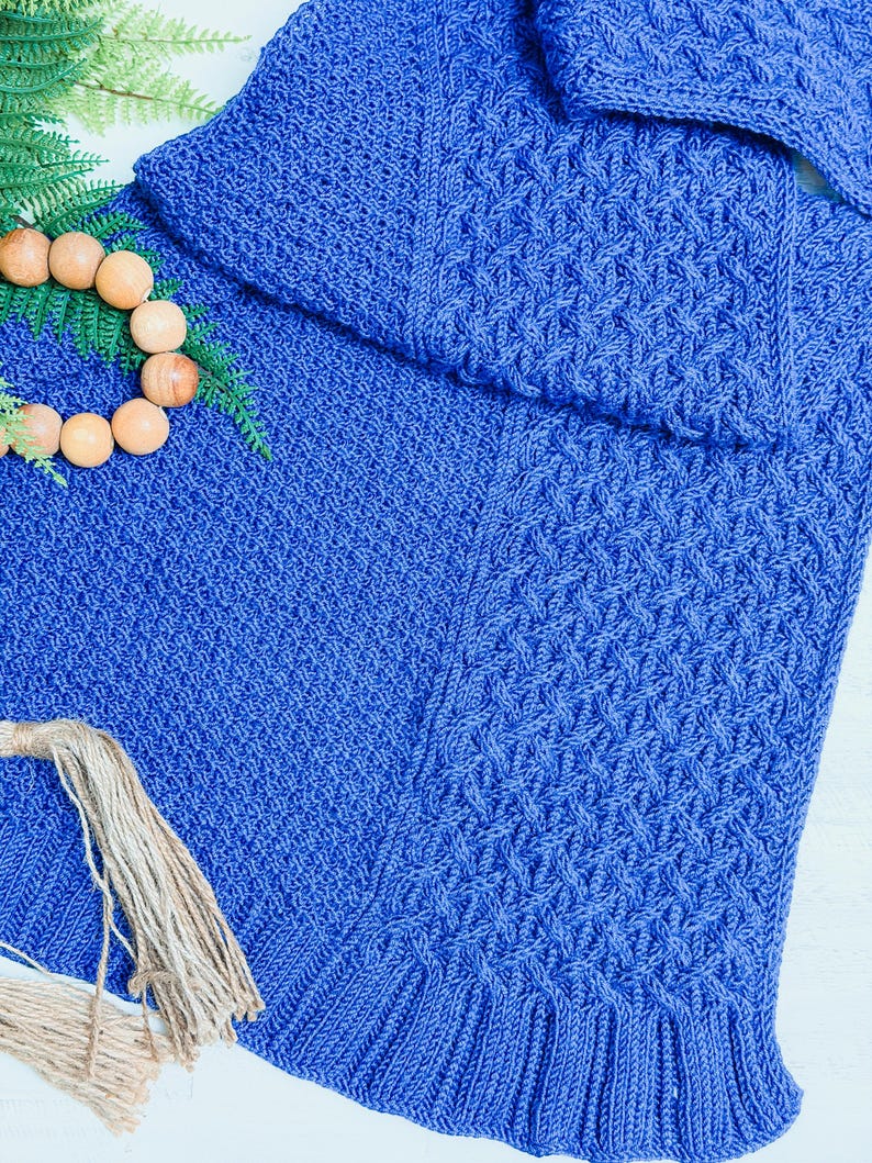 KNITTING PATTERN Cable Knit Shawl Pattern | Triangle Knit Shawl PDF ...