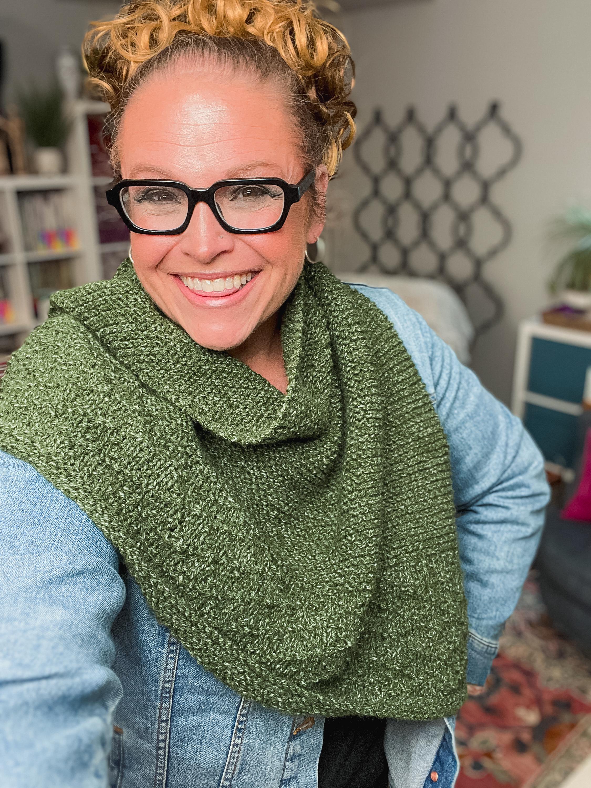 KNITTING PATTERN + VIDEO / Peak Serenity Knit Shawl / Side to Side ...
