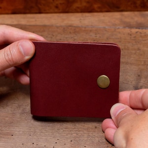 Portefeuille femme en cuir de qualité, Portefeuille cuir fait main, Porte-monnaie femme cuir cadeau pour maman, Cadeau d'anniversaire femme