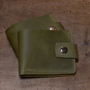 Hochwertiges Leder Herren Portemonnaie, Kompaktes Leder Herren Portemonnaie, Handgemachtes Leder Portemonnaie, Herren Geburtstagsgeschenk