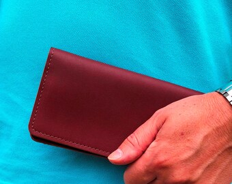 Men's Genuine Leather Wallet, High-Quality Leather Wallet, Handmade Leather Wallet, Birthday Gift Idea for Men