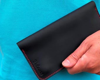 Genuine leather men's wallet, Quality leather men's wallet, Handmade leather wallet, Men's birthday gift idea