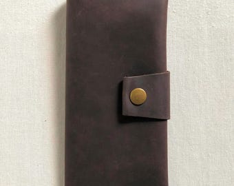 Men's high-quality leather wallet, handmade leather wallet, genuine leather men's wallet, birthday gift for men