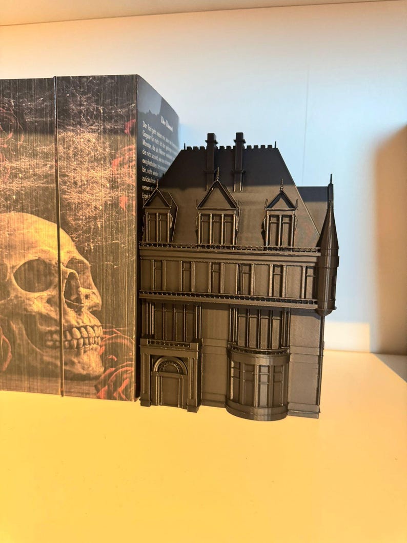 Haunting Adeline Boekensteunen Geïnspireerd Donkere Romantiek Parsons Manor Boekachtige Jacht Adeline Cadeau Idee Landhuis Serre 3D Print afbeelding 2